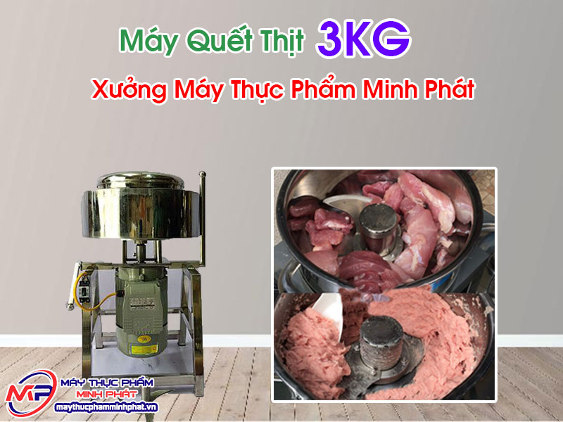 Máy Quết Thịt 3KG